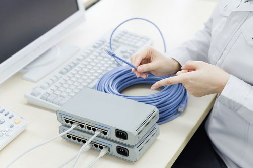 画像：レイアウト変更工事