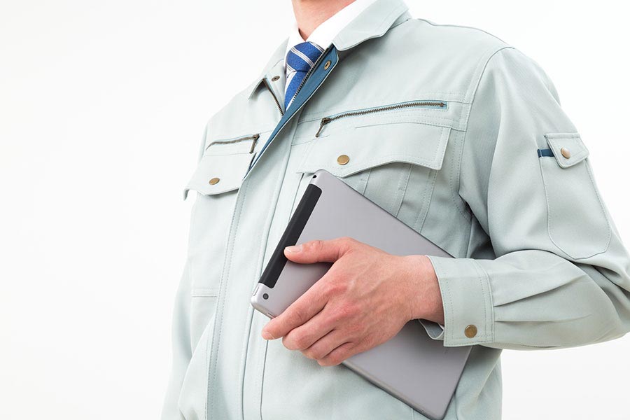 画像：若手の従業員教育に
力を入れています